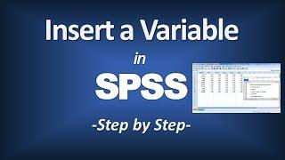 How to Insert New Variables in SPSS