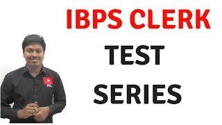 TEST SERIES #IBPS CLERK PRELIMS 2018