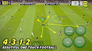 4-3-1-2 One Touch Football is Beautiful eFootball 2023 Mobile