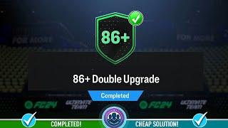 86+ Double Upgrade SBC Pack Opened - Cheap Solution & Tips - FC 24