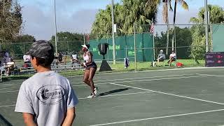 Clervie Ngounoue 2022 ITF Orange Bowl Final