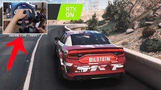 Dodge Charger Hellcat Widebody 2021 - GTA V  Logitech G29  BEST GRAPHIC MOD  RTX