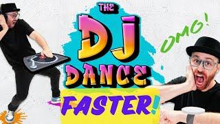 FASTER Version of The DJ Dance  Faster and Faster  Brain Breaks  DJ Raphi Songs for Children