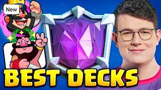 TOP 5 BEST DECKS to EASILY GET ULTIMATE CHAMPION in Clash Royale 