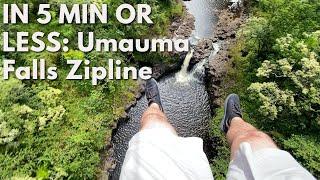 In 5 Minutes or Less Umauma Falls Zipline Experience - Big Island Hawaii