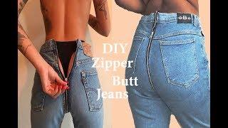 DIY Vetements x Levis Zipper Butt Jeans