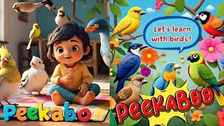 PeekaBoo song - learn birds nursery rhymes and kids songs @Peekaboo_Kidz @Cocotune1 @CoComelon