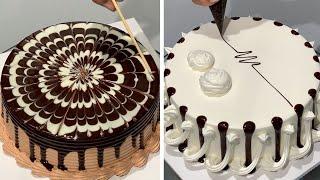 Satisfying Chocolate Cake Decorations Compilation  Amazing Chocolate Cake Decorating Ideas