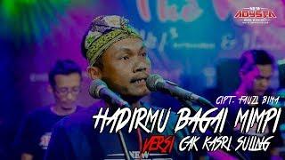 Cak Kasri Sangat menghayati menyanyikan lagu  HADIRMU BAGAI MIMPI  MERDU SEKALI 