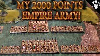 My 2000pts Fluffy Empire State Army  Before Action Report  Warhammer The Old World