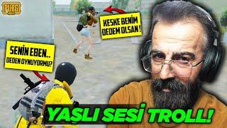 YAŞLI ADAM TAKLİDİYLE OYUNCULARI TROLLEDİM Pubg Mobile