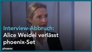 AfD-Parteitag Alice Weidel bricht das Interview vorzeitig ab