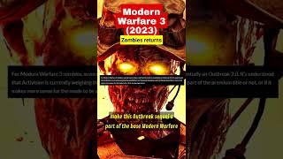 Modern Warfare 3 Zombies Mode Revealed Outbreak 2.0 Free to Play possible COD 2023 MW3 Zombies