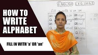 Fill in with a or an  Learn Basic English Part -17  Learn English  How to write