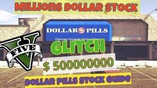 Gta 5 million dollars stock glitch  Dollar pills stock glitch & guide  make millions in minutes
