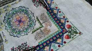 Chatelaine - Pomarium mandala - cross stitch - Martina Rosenberg