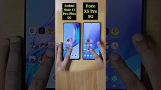 Poco X5 Pro 5G Vs Redmi Note 11 Pro Plus 5G Speed Test Comparison 