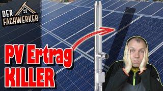 Wie problematisch ist Schattenwurf auf einer PV-Anlage?