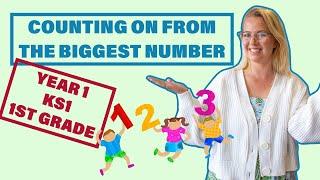 Addition Counting On  Year 1 KS1 1st Grade Maths