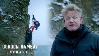 Surviving Alaskas 60-ft Rock Climb Gordon Ramsays Near-Quit Moment  Gordon Ramsay Uncharted