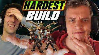 I get Harstem to play one of the hardest builds. Hitmans WyvernTauren against Cryptlord expo