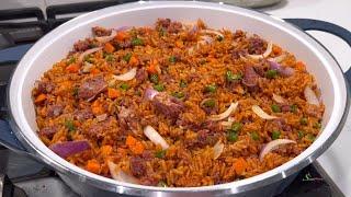 How To Make The Authentic Ghana Corned Beef Jollof Rice  This Jollof Rice Recipe Is A Game Changer