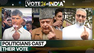 India Lok Sabha Election 2024 Phase 4 Voting Politicians queue up to cast their vote  WION News