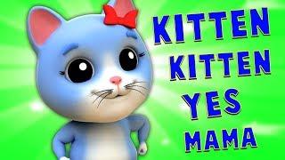 kucing anak kucing ya mama  Kitten Kitten Yes Mama  Farmees Indonesia  Lagu Anak