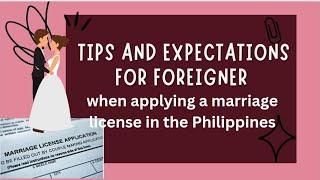 Wedding planning tips and expectations for foreigners getting married in the Philippines.