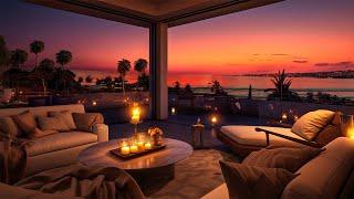 Seaside Night Jazz Ambience In Super Luxurious Hotel 4K. Enjoy Elegant Instrumental Jazz by the Sea