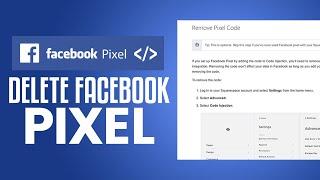 How To Delete Facebook Pixel EASY TUTORIAL