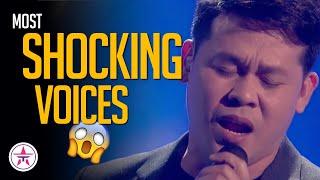 Top 10 Most SHOCKING Voices On Talent Shows Worldwide