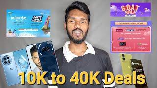 10K to 40K Best Phones in Flipkart Goat Sales  & Amazon PrimeDay Sales #amazonprimeday #flipkartsale