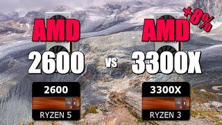 2600 vs 3300X - 2060S. CSGO Fortnite PUBG GTAV Overwatch.