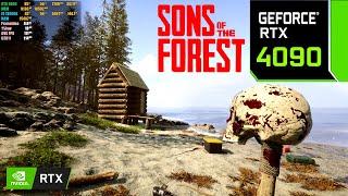 Sons Of The Forest  RTX 4090 24GB + i9 13900K  4K Ultra Graphics DLSS OFF 