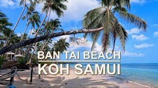 Pure relaxation at Ban Tai Beach - A paradise of white sand and turquoise blue water - Thailand - 4K