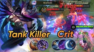 Miya best build 2023 Attack speed & Crit + Tank Killer