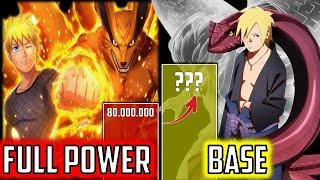 NARUTO vs BORUTO  POWER LEVELS ATUALIZADO 2024