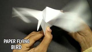 Flying Paper Bird  How to Make Paper Birds that Fly  Paper Craft Ideas  Origami Bird Paper Bird