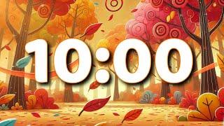 10-Minute Countdown Classroom Timer with Autumn Vibes & Relaxing Music