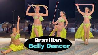Mesmerising Belly Dance Performance By Brazilian Dancer  Dubai Belly Dance  Dubai Desert Safari