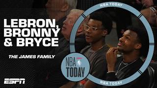 The future for LeBron Bronny & Bryce  What the new max deal means for the James family  NBA Today