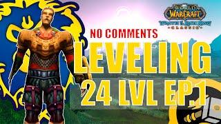 WOTLK Classic Leveling Alliance Guide Paladin 24 lvl ep.1 One hour preparation WoW 4KASMR