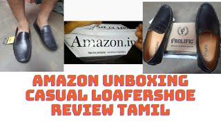 Casual Loafer shoe Amazon unboxing reviewTamil