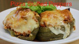 Pizza Stuffed Green Bell Pepper Cups