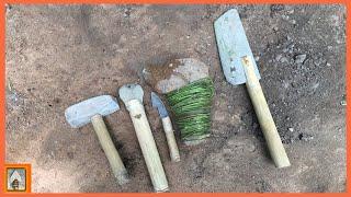 Primitive technology Tools - Short-hand stone ax