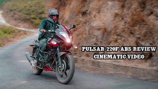 BS6 Bajaj Pulsar 220F ABS Review  ABS Test Mileage Features  Cinematic Video