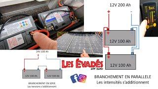 🪫Batteries 12 volt en parallèle pour plus de capacité. #35