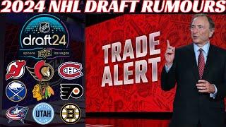 2024 NHL Draft Trade Rumours - Habs Sens CBJ Utah NJ Sabres Flyers