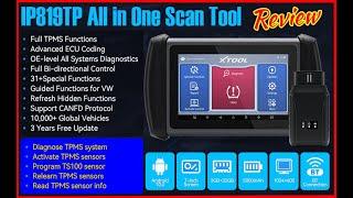 Xtool IP819TP Bidirectional Diagnostic Automotive Scan Tool OBD2 Scanner Testing & Review